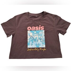 Oasis Women’s Crop Tee with Graphic Print